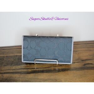 Coach Signature Checkbook Cover